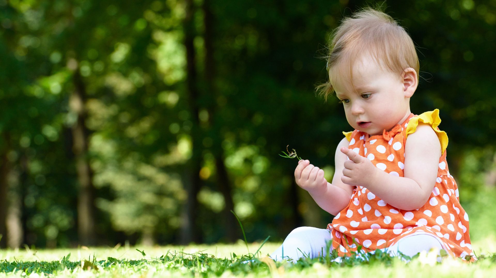 baby in park